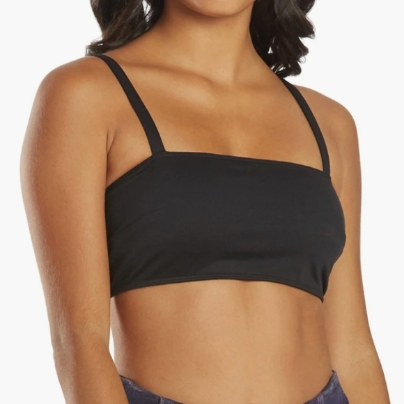 FP Movement Very Prairie Bandeau Style Back CutOut Black Bra - Picture 7 of 16